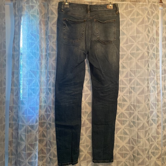 Button Fly Distressed Jean - Picture 3 of 3